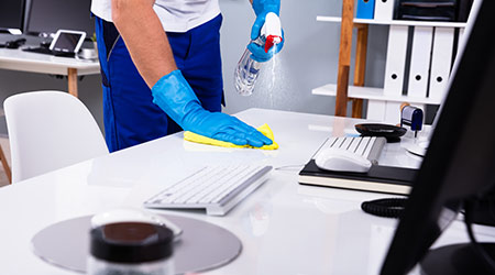 Five tips on disinfecting an office